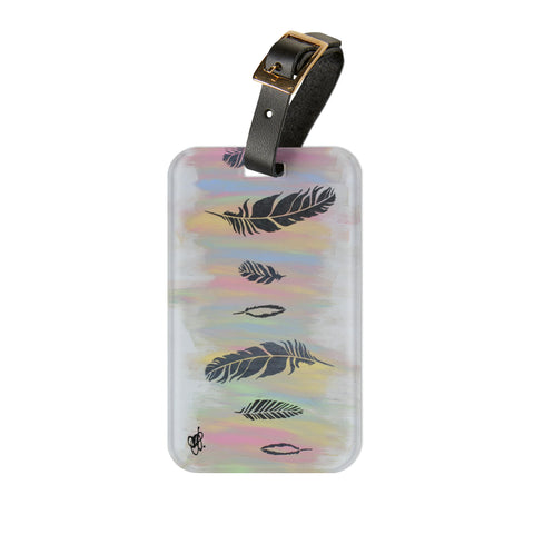 Free Falling Luggage Tag