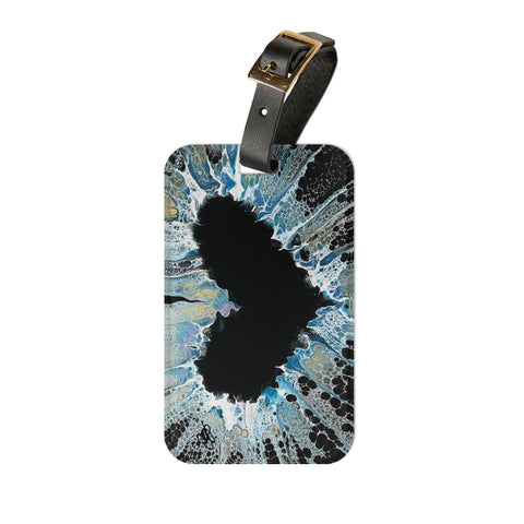 Blue Heart Luggage Tag