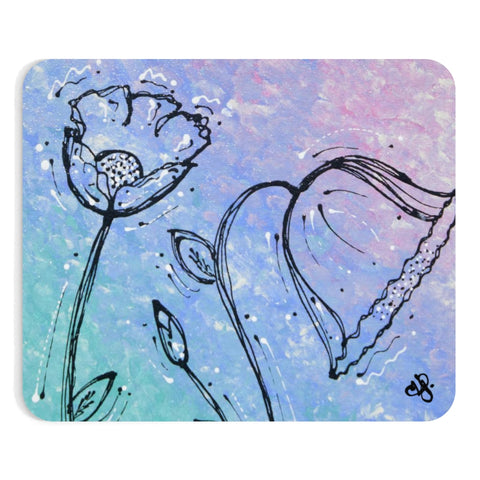 Flower Sihlouette Mousepad