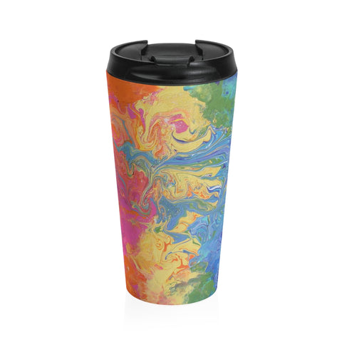 Pour Paint - Stainless Steel Travel Mug