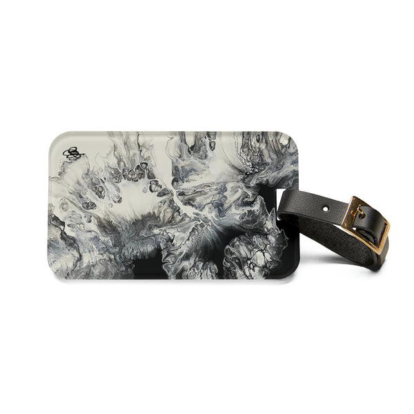 Black and White Luggage Tag