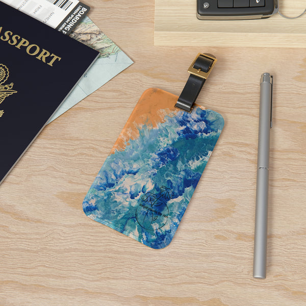 Waves Luggage Tag