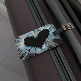 Blue Heart Luggage Tag