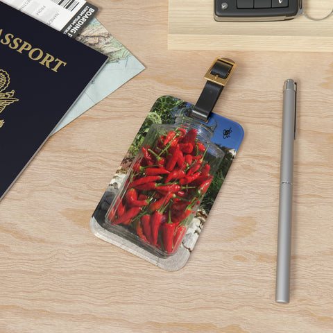 Garden Chilis Luggage Tag