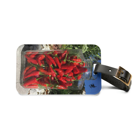 Garden Chilis Luggage Tag