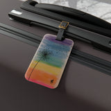 Rainbow Dandelion Luggage Tag