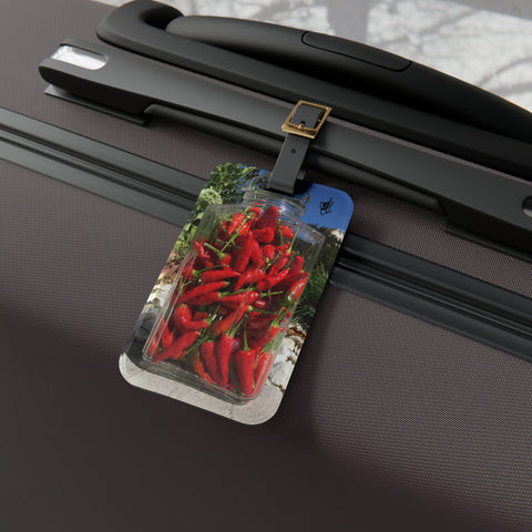 Garden Chilis Luggage Tag