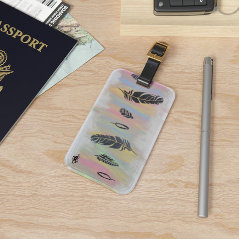 Free Falling Luggage Tag
