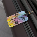 3 Echinacea Luggage Tag