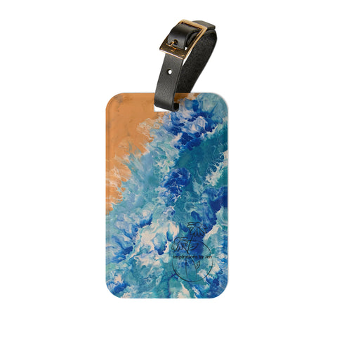 Waves Luggage Tag