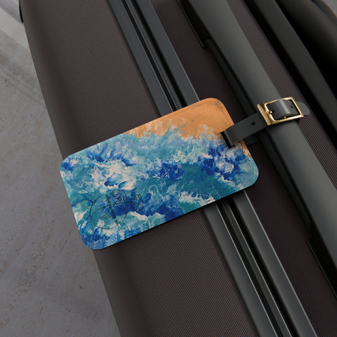 Waves Luggage Tag