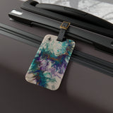 Teal/Purple Luggage Tag