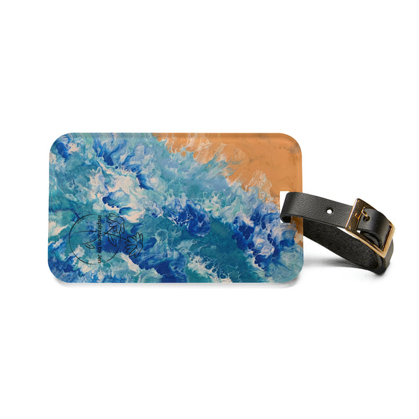 Waves Luggage Tag