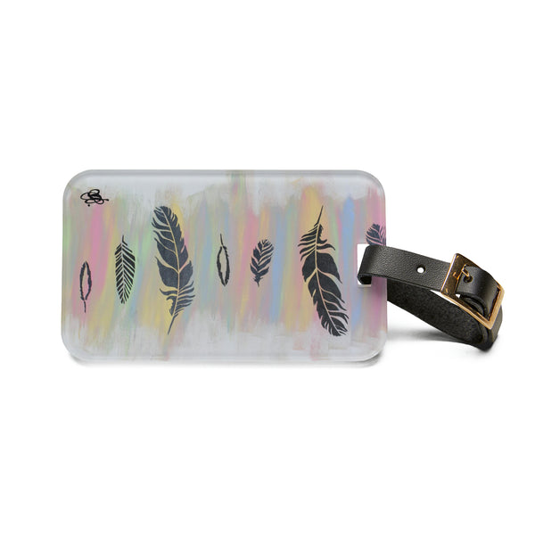 Free Falling Luggage Tag