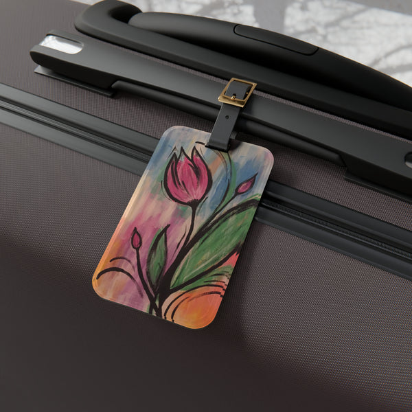 NJ Tulip Luggage Tag