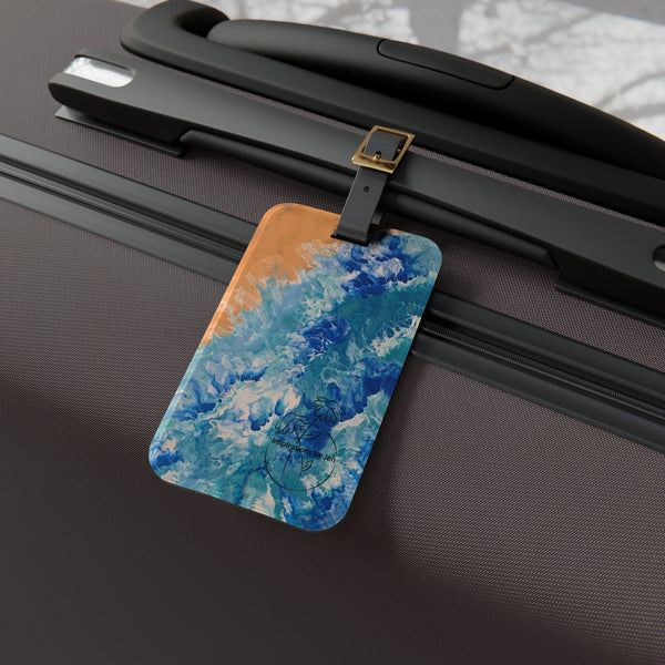 Waves Luggage Tag