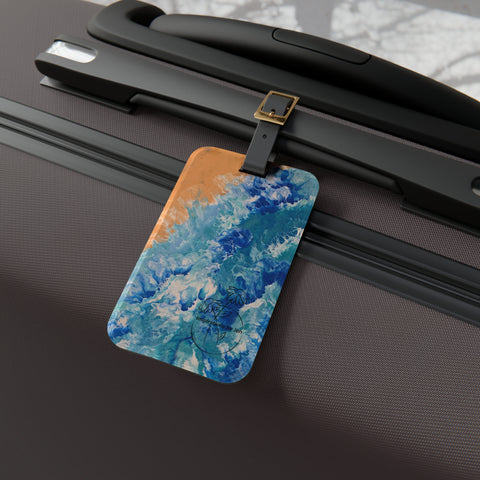 Waves Luggage Tag