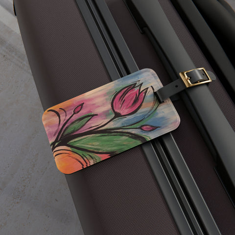 NJ Tulip Luggage Tag