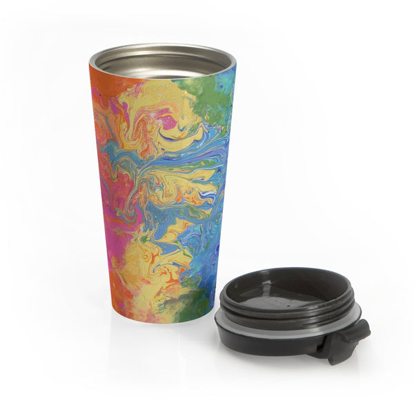 Pour Paint - Stainless Steel Travel Mug