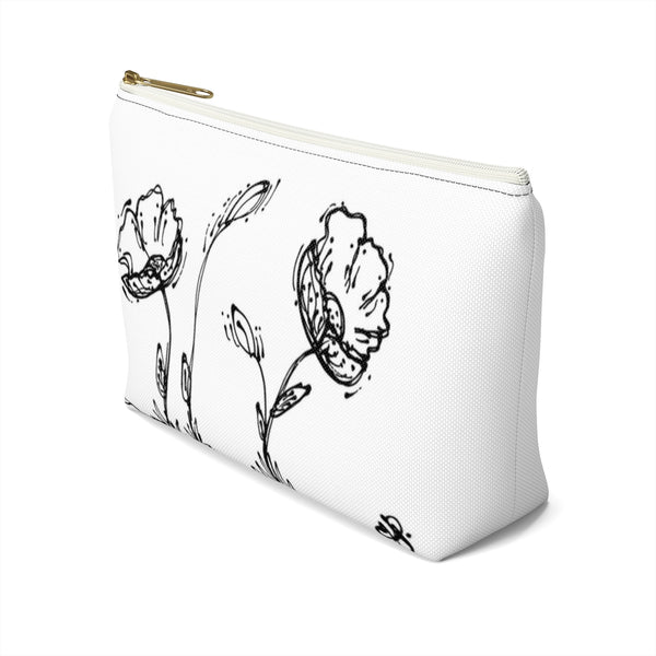 Poppy Accessory Pouch w T-bottom