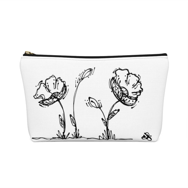 Poppy Accessory Pouch w T-bottom