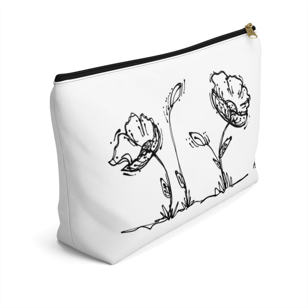 Poppy Accessory Pouch w T-bottom