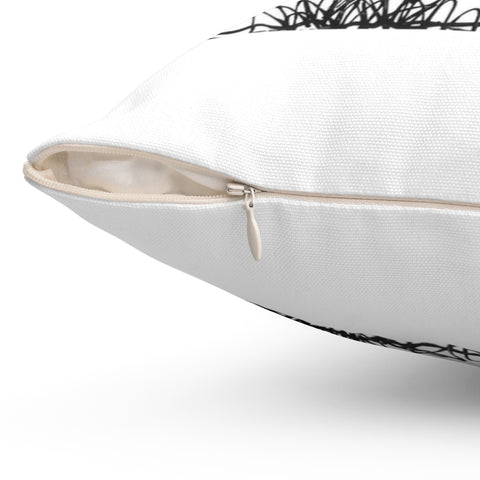 Love You Mom! Spun Polyester Square Pillow 3 sizes