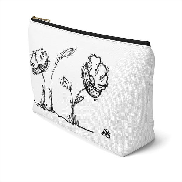 Poppy Accessory Pouch w T-bottom