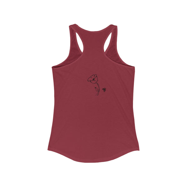 Women's Ideal Racerback Logo Tank
