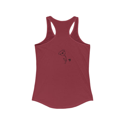 Women's Ideal Racerback Logo Tank