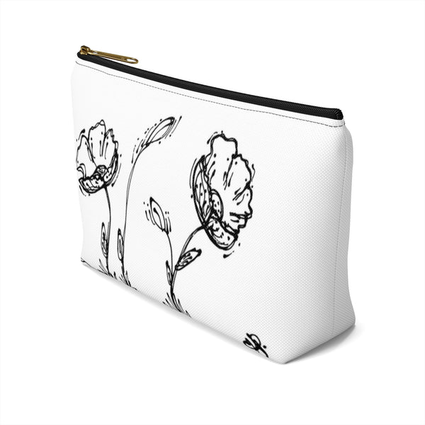 Poppy Accessory Pouch w T-bottom
