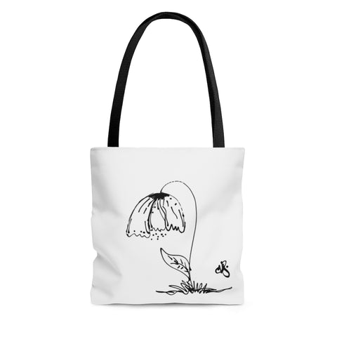 Poppy Flower Tote Bag