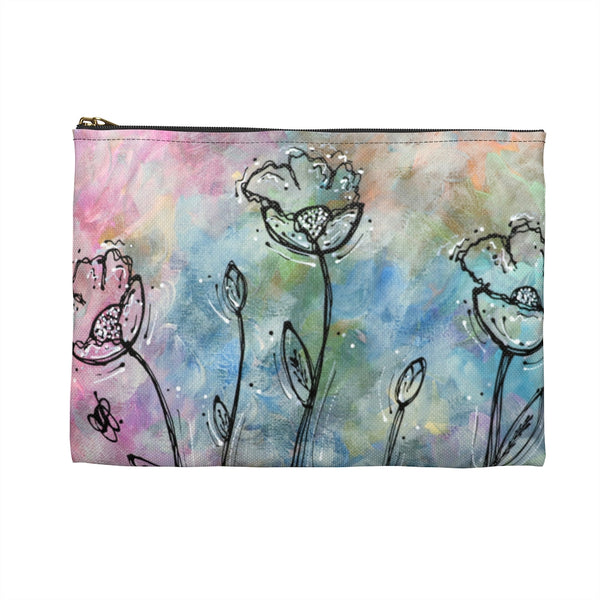 Mary's Flowers Accessory Pouch