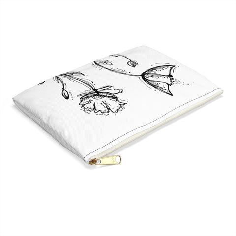 Poppy Silhouette Accessory Pouch