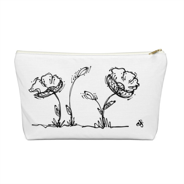 Poppy Accessory Pouch w T-bottom