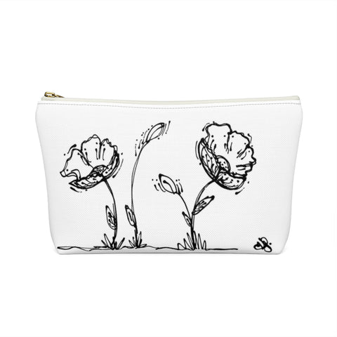 Poppy Accessory Pouch w T-bottom