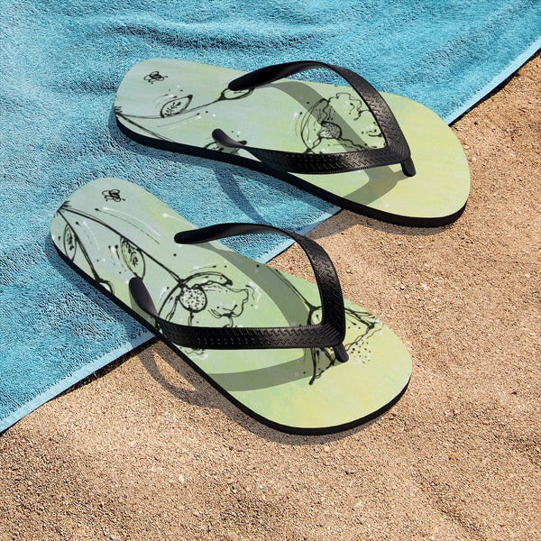 Lilly's Flower - Unisex Flip-Flops