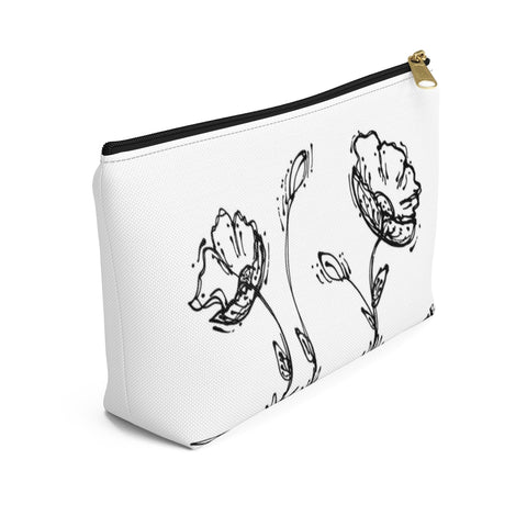 Poppy Accessory Pouch w T-bottom