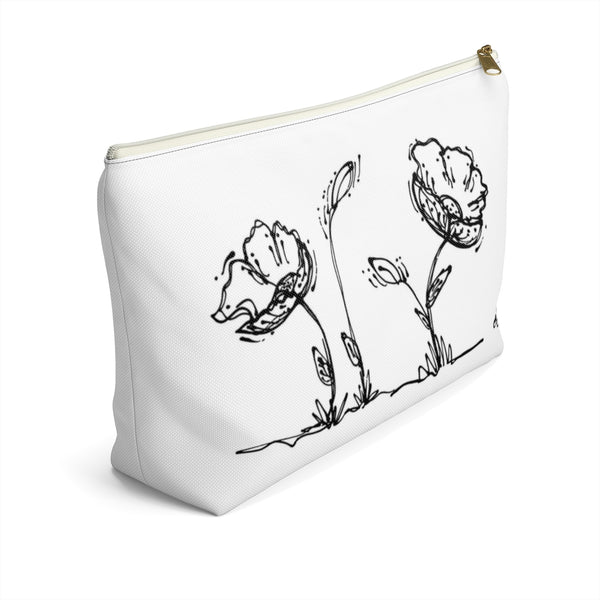 Poppy Accessory Pouch w T-bottom