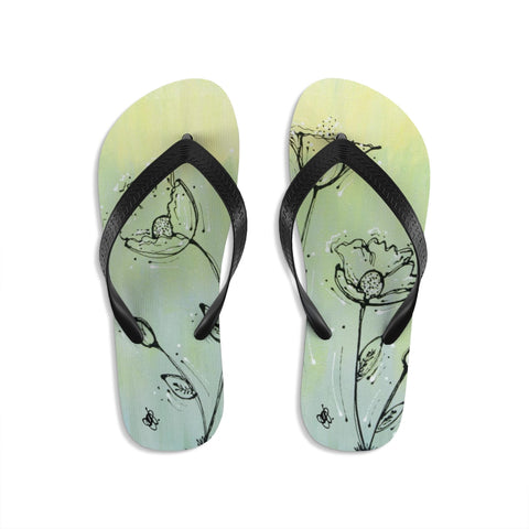 Lilly's Flower - Unisex Flip-Flops