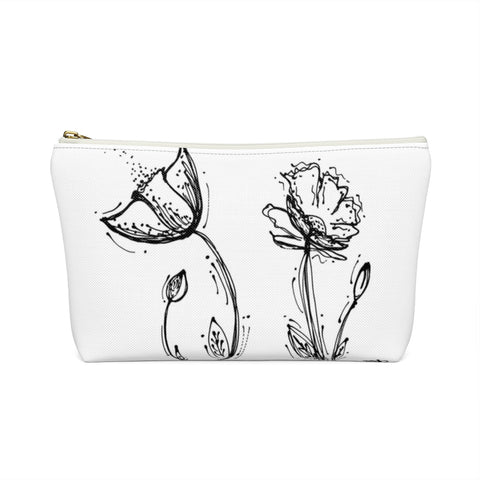 Poppy Silhouette Small/Large - Accessory Pouch w T-bottom