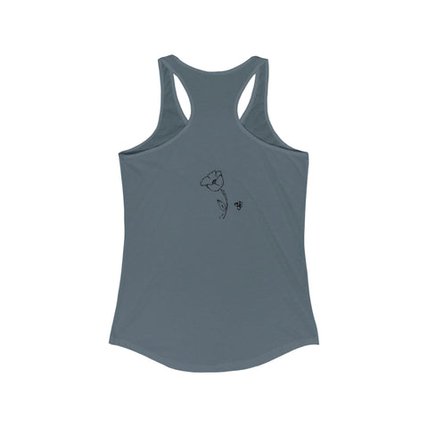 Women's Ideal Racerback Logo Tank