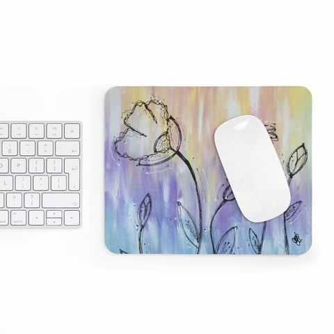 Pastel Misc Flower Mouse pad
