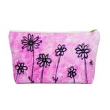 Pink Daisies - S/L Accessory Pouch w T-bottom