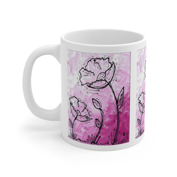 Pink Poppies 11 oz.