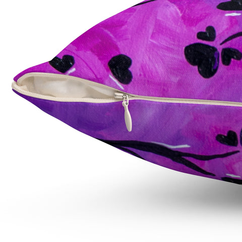 Grandma's Owls - Spun Polyester Square Pillow 14x14 or 16x16