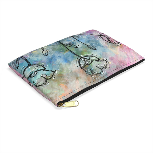 Mary's Flowers Accessory Pouch