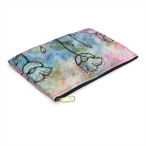 Mary's Flowers Accessory Pouch
