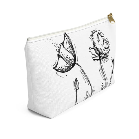 Poppy Silhouette Small/Large - Accessory Pouch w T-bottom