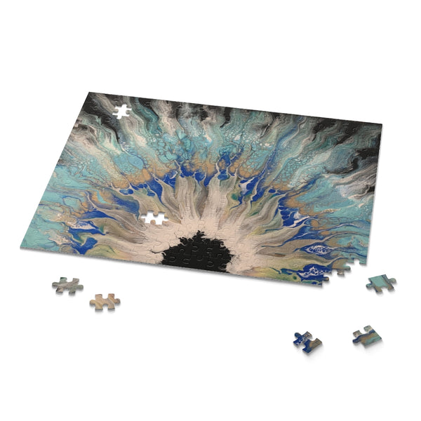 Blue Flower Puzzle